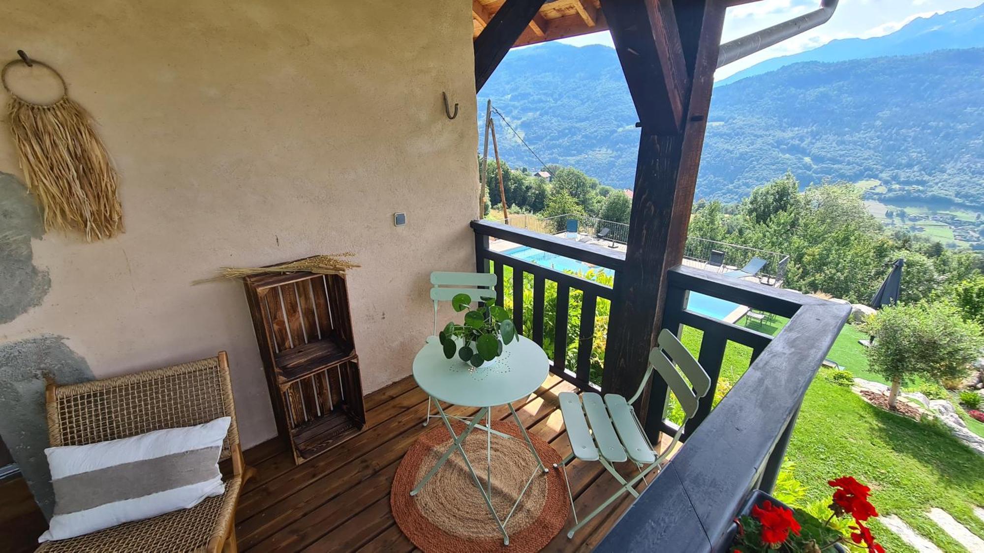 Bed and Breakfast Le Refuge Du Montagnard Marthod Exterior foto